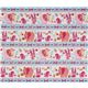 pink kawaii glitter animals Japanese fabric Kokka 2