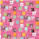 pink sewing machine fabric Realizzato da Robert Kaufman USA 2