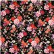 pretty Kokka fabric flowers leaves golden embellishment 2
