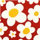schöner Blumen Stoff mit großen Gänseblümchen von Kokka 1