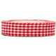pretty red-white checkered Fabric Deco Tape argyle 1