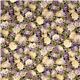 purple Robert Kaufman fabric flowers hyacinths from the USA 2