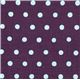lila echino Canvas Stoff mit hellblauen Polka Dots 2