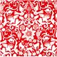 roter Alexander Henry Weihnachtsstoff Engel Rentier Stern 1