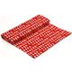 red Japanese fabric Lucky Cat Jizo statues 3