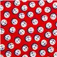 red Timeless Treasures sailor fabric with anchors USA 2