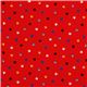 red animal paws fabric Realizzato da Robert Kaufman 2