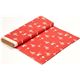 red birch organic fabric with squirrels, rabbits and bambis 3