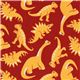 red dinosaurs fabric Robert Kaufman USA designer 1