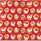 red dotted Cupcake fabric Prodotto realizzato da Cosmo dal Giappone2