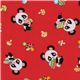 red panda fabric fly agaric from Japan kawaii 1