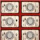 roter Retro Tischgedeck Stoff Teller Besteck Michael Miller 2