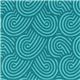 turquoise Michael Miller Zen Garden interlock fabric 1