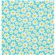 türkis Michael Miller Stoff Petal Flower Gänseblümchen 2