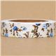 white Fabric Deco Tape with blue & yellow flowers 1