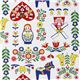 white Holland Matryoshka Kokka oxford fabric du Japon1