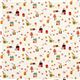 white Japanese animal fabric on the farm 2