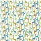 white Michael Miller fabric Giraffe Love heart turquoise 2