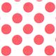 white Michael Miller fabric red polka dots 1