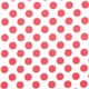 white Michael Miller fabric red polka dots 2