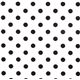 white Michael Miller fabric small black polka dots 2