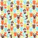 white Michael Miller owl fabric Swedish Owls 2