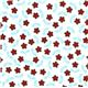 white Robert Kaufman organic fabric with brown and blue flowers 2