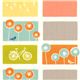 white birch organic fabric with dandelion bird bike 1