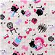 white canvas fabric kitty presents Japan kawaii 1