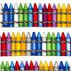 white crayons fabric by Timeless Treasures from the USA 1