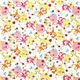 white deer fabric with squirrel bunny kawaii 2