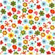 white flannel fabric colourful birds flowers Robert Kaufman 2
