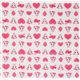 white kawaii panda fabric with rosa hearts Japan 2