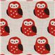 weisser Eulen Kokka Oxfordstoff kawaii aus Japan 1