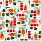 white vegetable fabric Realizzato da Robert Kaufman from the USA 2