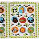 white zoo animals fabric big pattern Robert Kaufman 2