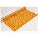 yellow Japanese flower fabric with apples hearts 3