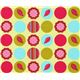 gelber Michael Miller Mod Dots Interlock Jersey Stoff 2