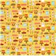 yellow cake fabric sugar milk flour de Robert Kaufman 2