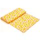 yellow fabric with pink and orange chicks by Robert Kaufman 3