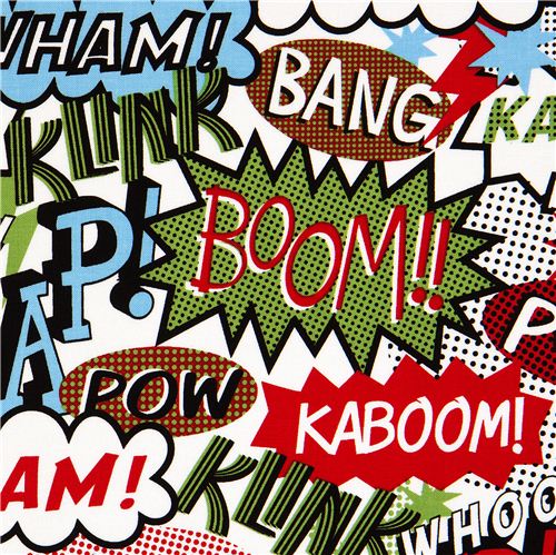 Michael Miller Retro Comic Stoff Retro Zap Pow Boom 1
