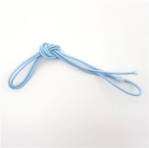 Cordon élastique 1 mètre bleu clair 5