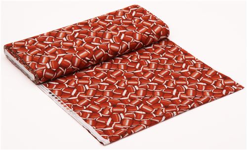 Remnant (43 x 112 cm) - American football sport fabric by Timeless Treasures 4