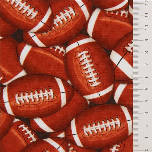 Remnant (43 x 112 cm) - American football sport fabric by Timeless Treasures 2