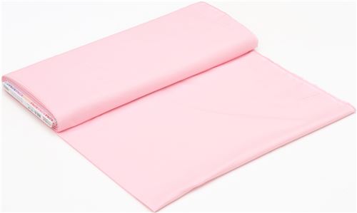 Remnant (12 x 112 cm) - Baby Pink solid Kona fabric Robert Kaufman USA 4