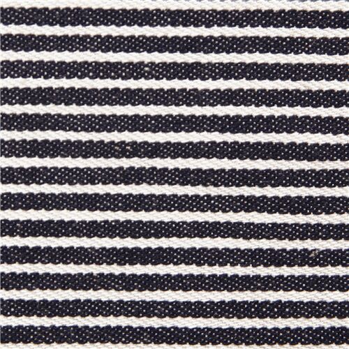 Tissu extensible serg Robert Kaufman  rayures bleu indigo Tissu