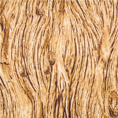 Tela madera vieja marrón Quilting Treasures impresión digital en algodón EE. UU. Tela