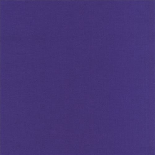 Tela lisa violeta oscuro Kona de Robert Kaufman EE. UU. Brt Peri Tela