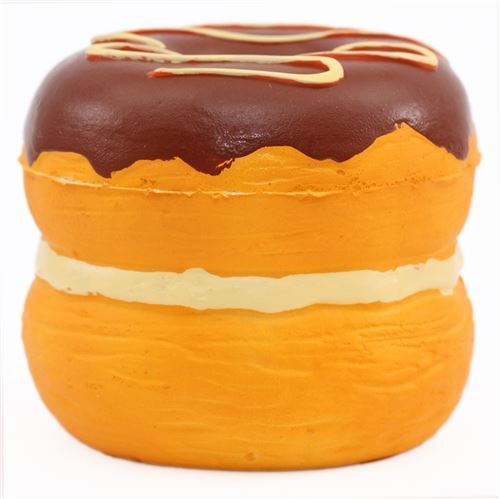 Cafe de N cute croissant donut brown icing squishy charm kawaii 3
