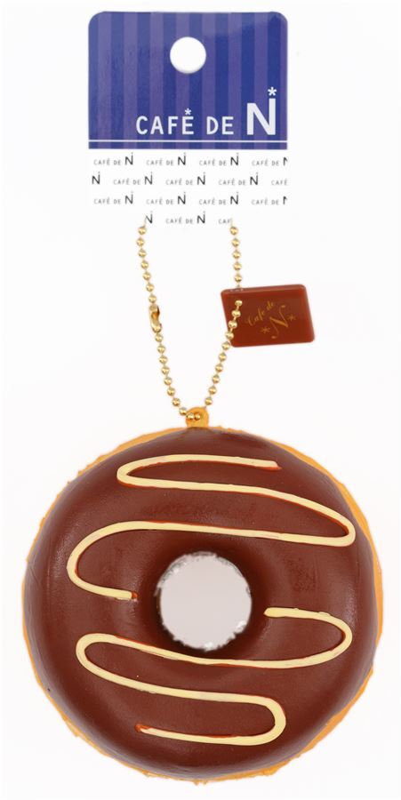Cafe de N cute croissant donut brown icing squishy charm kawaii 5